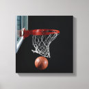 Buscar baloncesto lienzos Negro