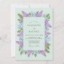 Buscar lila y menta invitaciones Lavanda