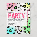Buscar estampado leopardo tarjetas e invitaciones Fiesta