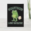 Buscar rana divertida tarjetas General y unisex