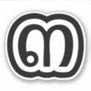 Buscar número tres pegatinas Tercero