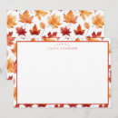Buscar hojas de otoño tarjetas Floral