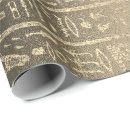 Buscar jeroglífico egipcio papel de regalo Oro