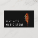Buscar music store tarjetas de visita Almacén de instrumentos
