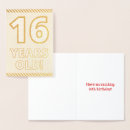 Buscar 16 años tarjetas General y unisex