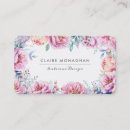 Buscar floral delicado tarjetas de visita Para ella