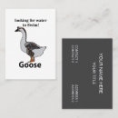 Buscar gansos tarjetas de visita Negocio