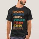 Buscar flúor camisetas Tabla periódica