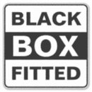 Buscar a cuadros pegatinas parachoque Negro