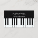 Buscar músico tarjetas de visita Compositor
