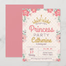 Buscar fiesta de la princesa invitaciones Floral