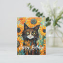 Buscar gatos grandes tarjetas Para ella