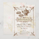 Buscar té de tarde tarjetas Floral
