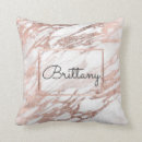 Buscar mármol blanco cojines Monograma