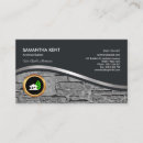 Buscar ladrillos grises tarjetas de visita Constructor