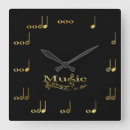 Buscar notas relojes de pared Nota de la música