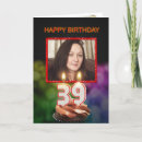 Buscar 39 años tarjetas de cumpleaños Velas