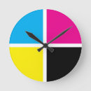 Buscar diseño gráfico relojes de pared Amarillo