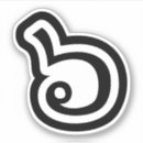 Buscar número seis pegatinas 6 ª