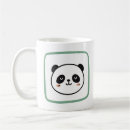 Buscar cara de la panda tazas Lindo