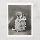 Buscar perro del vintage postales Blanco y negro