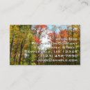 Buscar árbol del otoño tarjetas de visita Para todos
