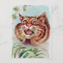 Buscar gato del vintage postales Retro