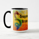 Buscar dragón asiático tazas Fantasía