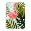 Buscar flamingo imanes Hojas tropicales