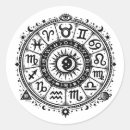 Buscar rueda del zodiaco pegatinas Gótico