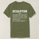 Buscar escultor camisetas Profesión