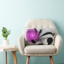 Buscar diseño blanco negro fresco cojines Para ella