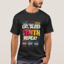 Buscar sintetizadores camisetas Músico