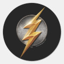Buscar flash pegatinas El logotipo del flash