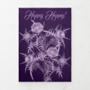 Buscar violetas tarjetas Morado
