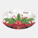 Buscar red ovales pegatinas Navidades