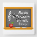 Buscar music teacher relojes de pared Band