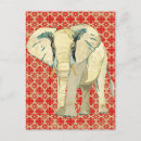 Buscar elefante blanco postales Rojo