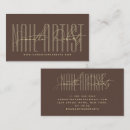 Buscar uñas tarjetas de visita Salón de belleza