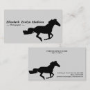 Buscar silueta del caballo tarjetas de visita General y unisex