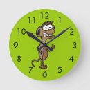 Buscar mono divertido relojes de pared Monos