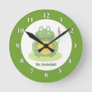 Buscar frog relojes de pared Verde