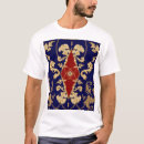 Buscar corazón real camisetas Azul