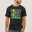 Buscar estudiar camisetas Aprender