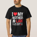 Buscar amo a mi suegra camisetas Madre