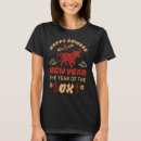 Buscar chino feliz camisetas Para