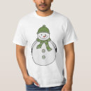 Buscar muñecos de nieve camisetas Festivo
