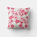 Buscar rojo flores cojines Blanco