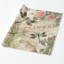 Buscar dragonflies papel de regalo Vintage