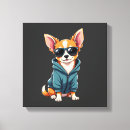 Buscar perro divertido lienzos Lobo